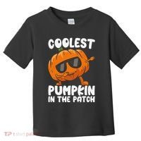 Coolest Pumpkin In The Patch Dabbing Halloween Toddler T-Shirt thumb 0