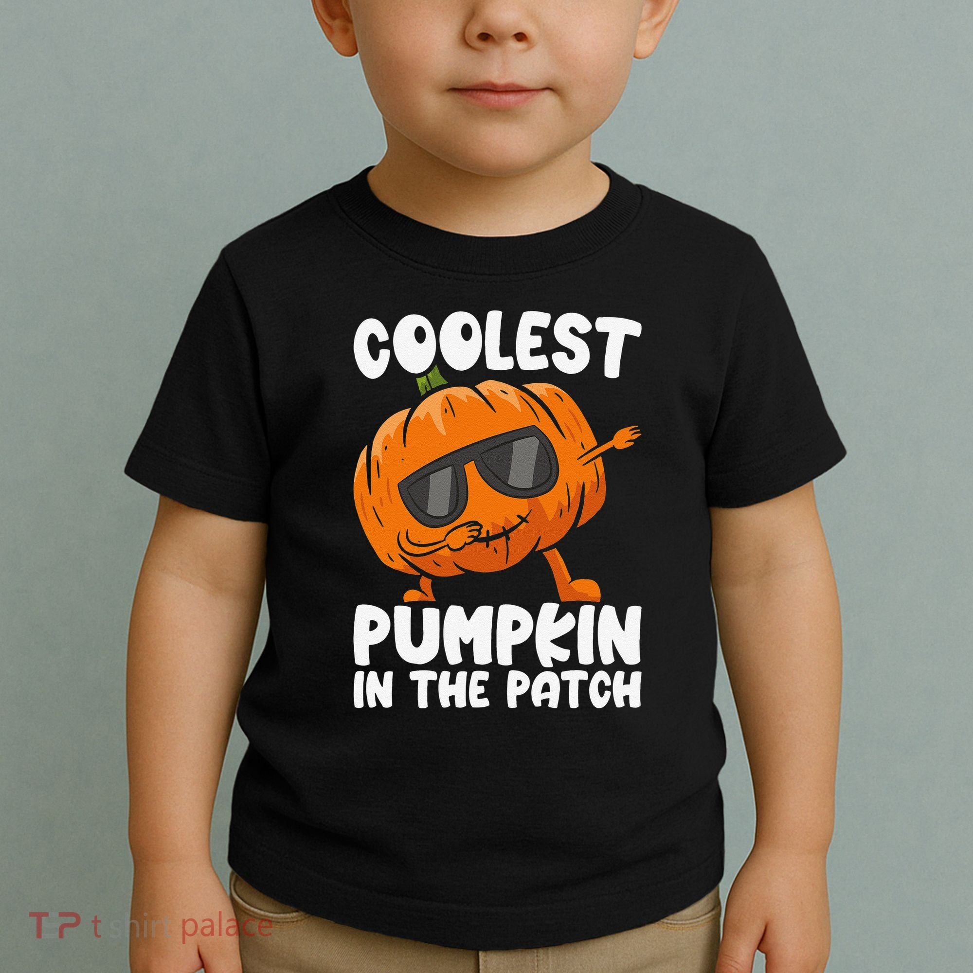 Coolest Pumpkin In The Patch Dabbing Halloween Toddler T-Shirt