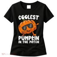 Coolest Pumpkin In The Patch Dabbing Halloween Women's T-Shirt thumb 0
