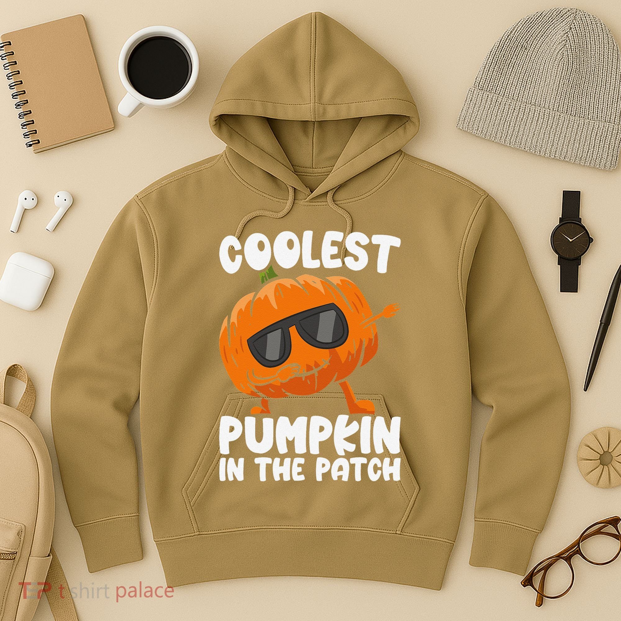 Coolest Pumpkin In The Patch Dabbing Halloween Hoodie
