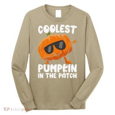 Coolest Pumpkin In The Patch Dabbing Halloween Long Sleeve Shirt