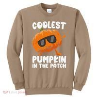 Coolest Pumpkin In The Patch Dabbing Halloween Sweatshirt thumb 0