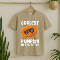 Coolest Pumpkin In The Patch Dabbing Halloween T-Shirt thumb 2