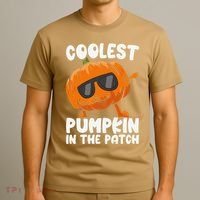 Coolest Pumpkin In The Patch Dabbing Halloween T-Shirt thumb 3