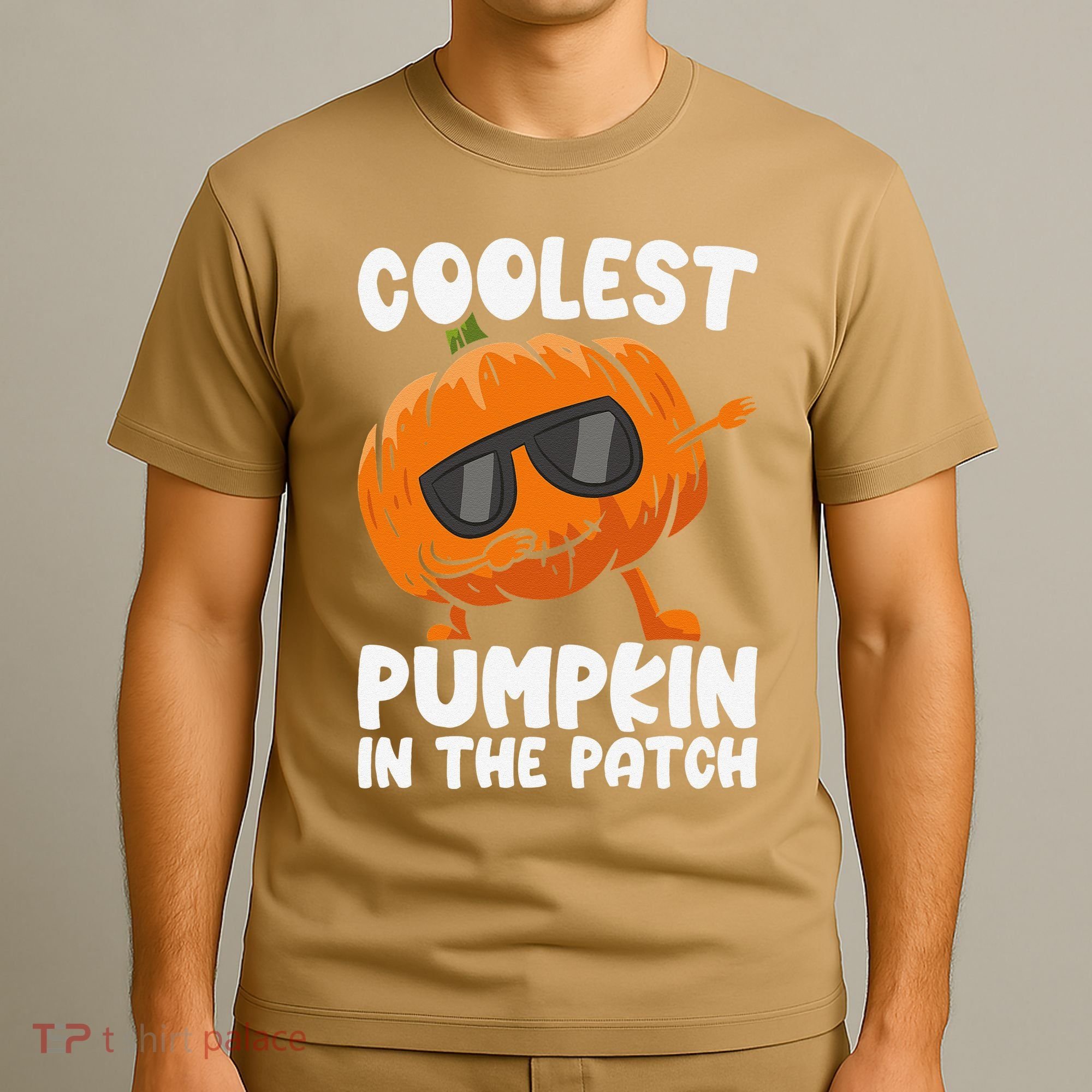 Coolest Pumpkin In The Patch Dabbing Halloween T-Shirt