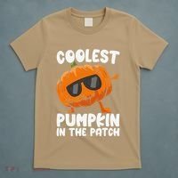 Coolest Pumpkin In The Patch Dabbing Halloween T-Shirt thumb 5