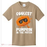 Coolest Pumpkin In The Patch Dabbing Halloween Kids T-Shirt thumb 0