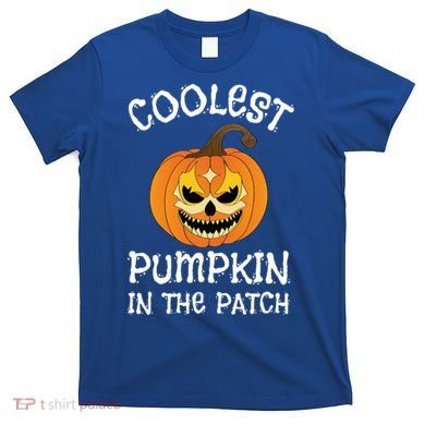 Coolest Pumpkin In The Patch Halloween Fall Design Funny Gift T-Shirt