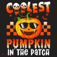 Coolest Pumpkin In The Patch Halloween Gift Women's Sweatshirt thumb 2
