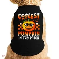 Coolest Pumpkin In The Patch Halloween Gift Doggie Tank thumb 0