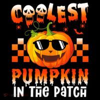 Coolest Pumpkin In The Patch Halloween Gift Doggie Tank thumb 4