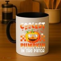Coolest Pumpkin In The Patch Halloween Gift Coffee Mug thumb 4