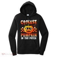 Coolest Pumpkin In The Patch Halloween Gift Women's Hoodie thumb 0