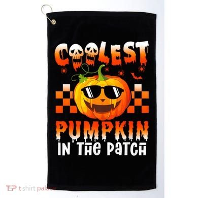 Coolest Pumpkin In The Patch Halloween Gift Golf Towel