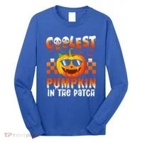 Coolest Pumpkin In The Patch Halloween Gift Long Sleeve Shirt thumb 0