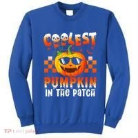 Coolest Pumpkin In The Patch Halloween Gift Sweatshirt thumb 0