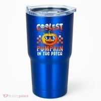 Coolest Pumpkin In The Patch Halloween Gift Tumbler thumb 0