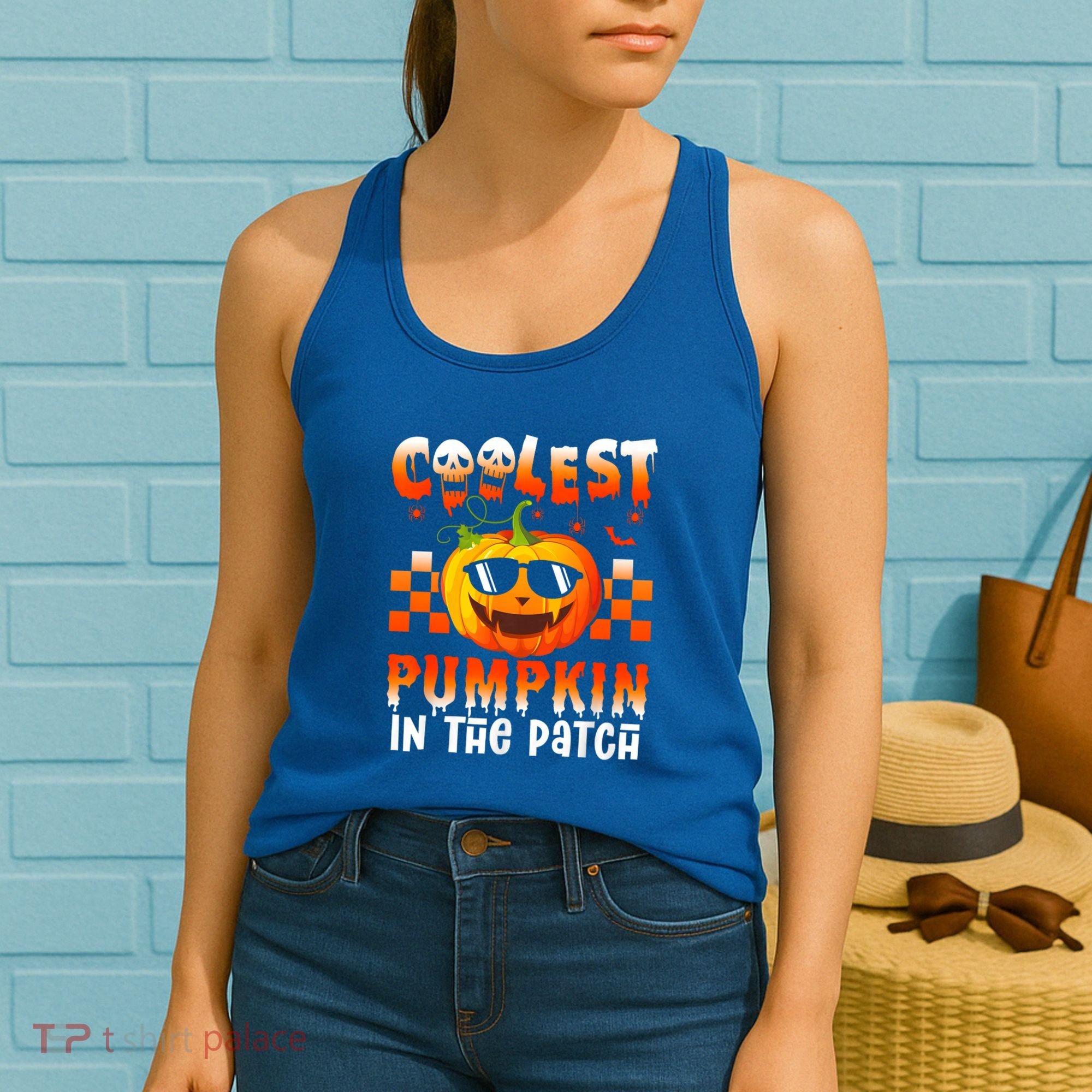 Coolest Pumpkin In The Patch Halloween Gift Women's Tank Top