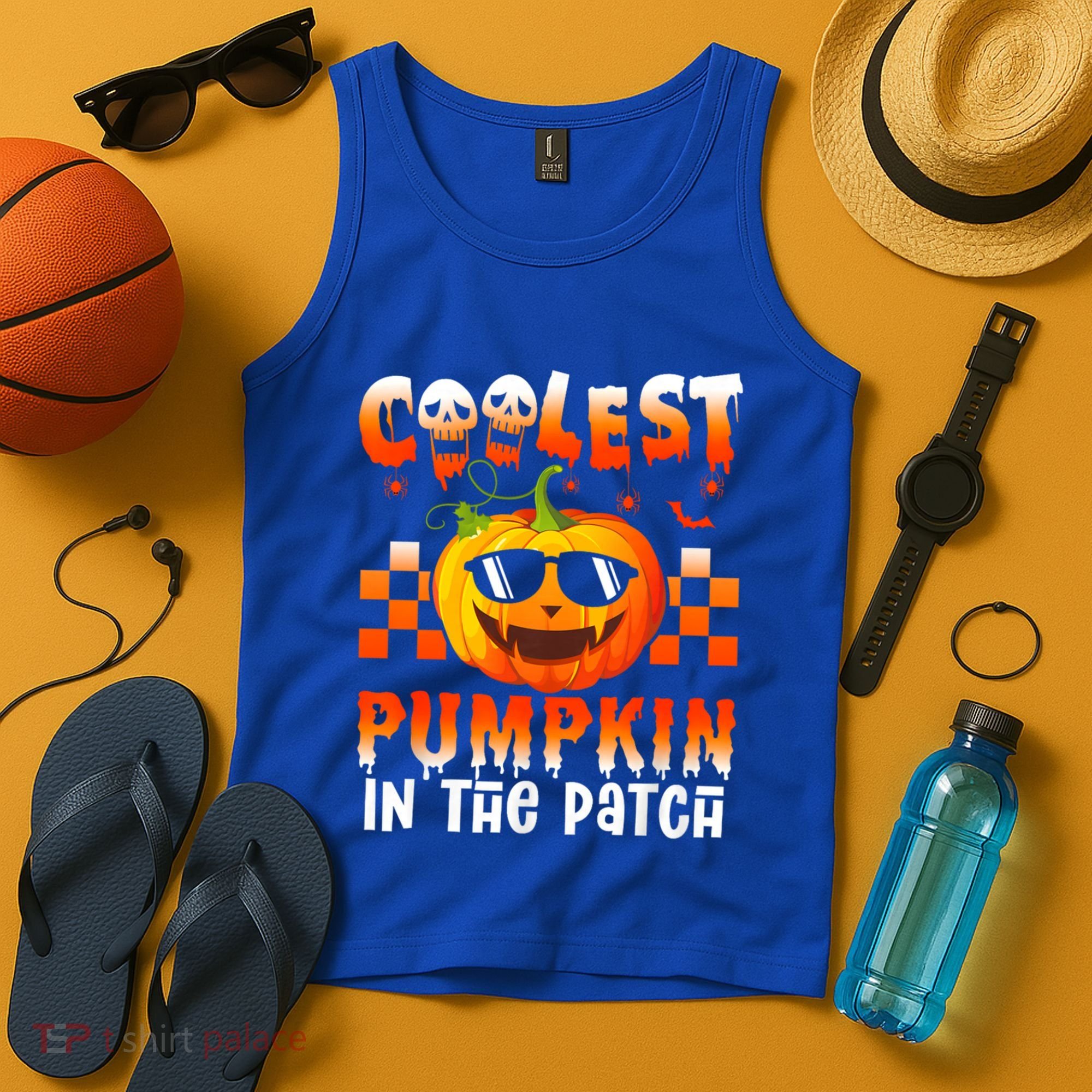 Coolest Pumpkin In The Patch Halloween Gift Tank Top