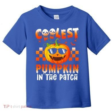 Coolest Pumpkin In The Patch Halloween Gift Toddler T-Shirt