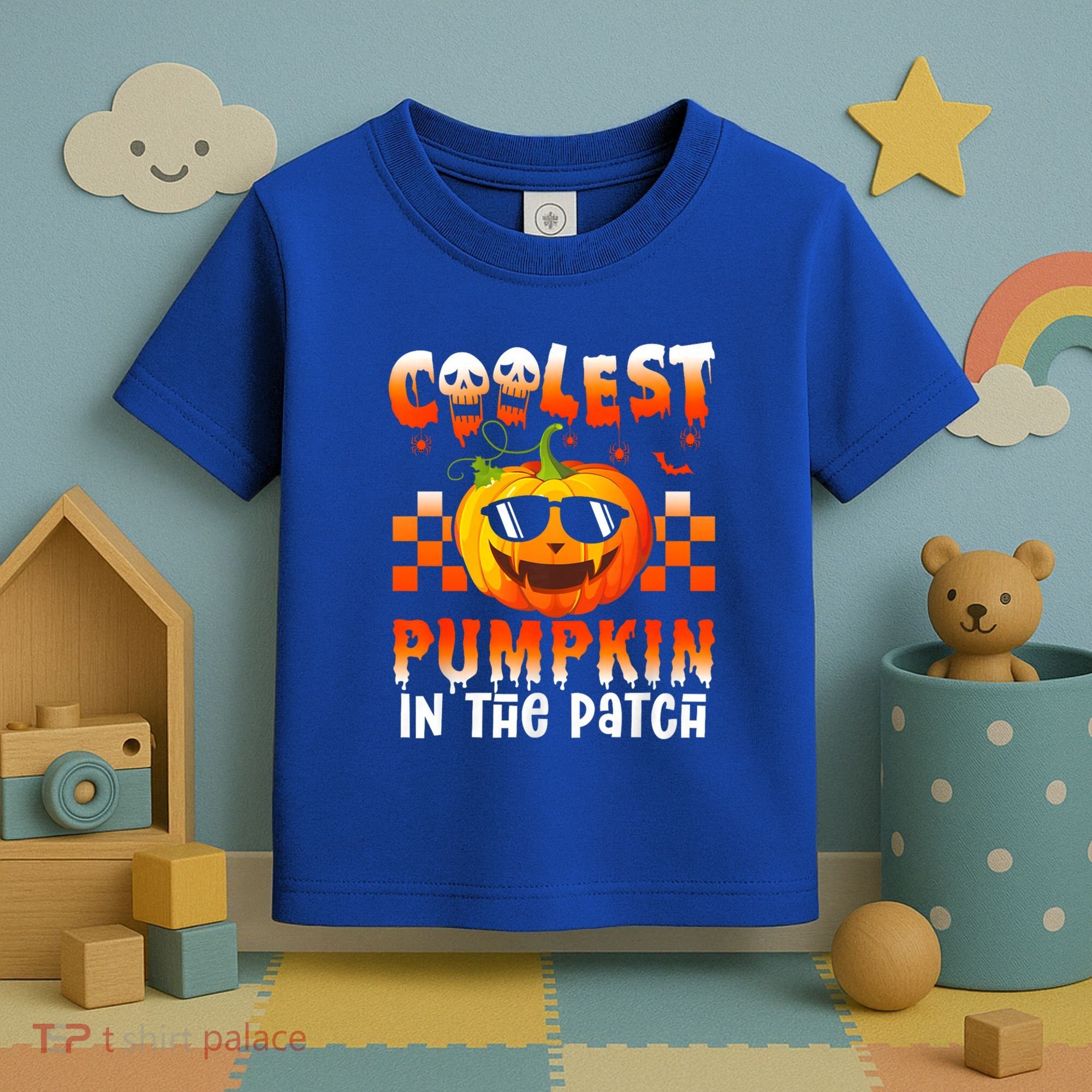 Coolest Pumpkin In The Patch Halloween Gift Toddler T-Shirt