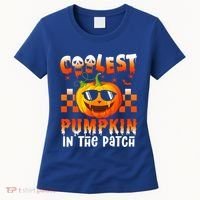 Coolest Pumpkin In The Patch Halloween Gift Women's T-Shirt thumb 0