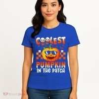Coolest Pumpkin In The Patch Halloween Gift Women's T-Shirt thumb 4