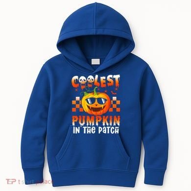 Coolest Pumpkin In The Patch Halloween Gift Kids Hoodie