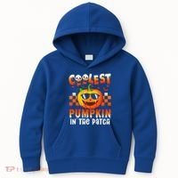 Coolest Pumpkin In The Patch Halloween Gift Kids Hoodie thumb 0