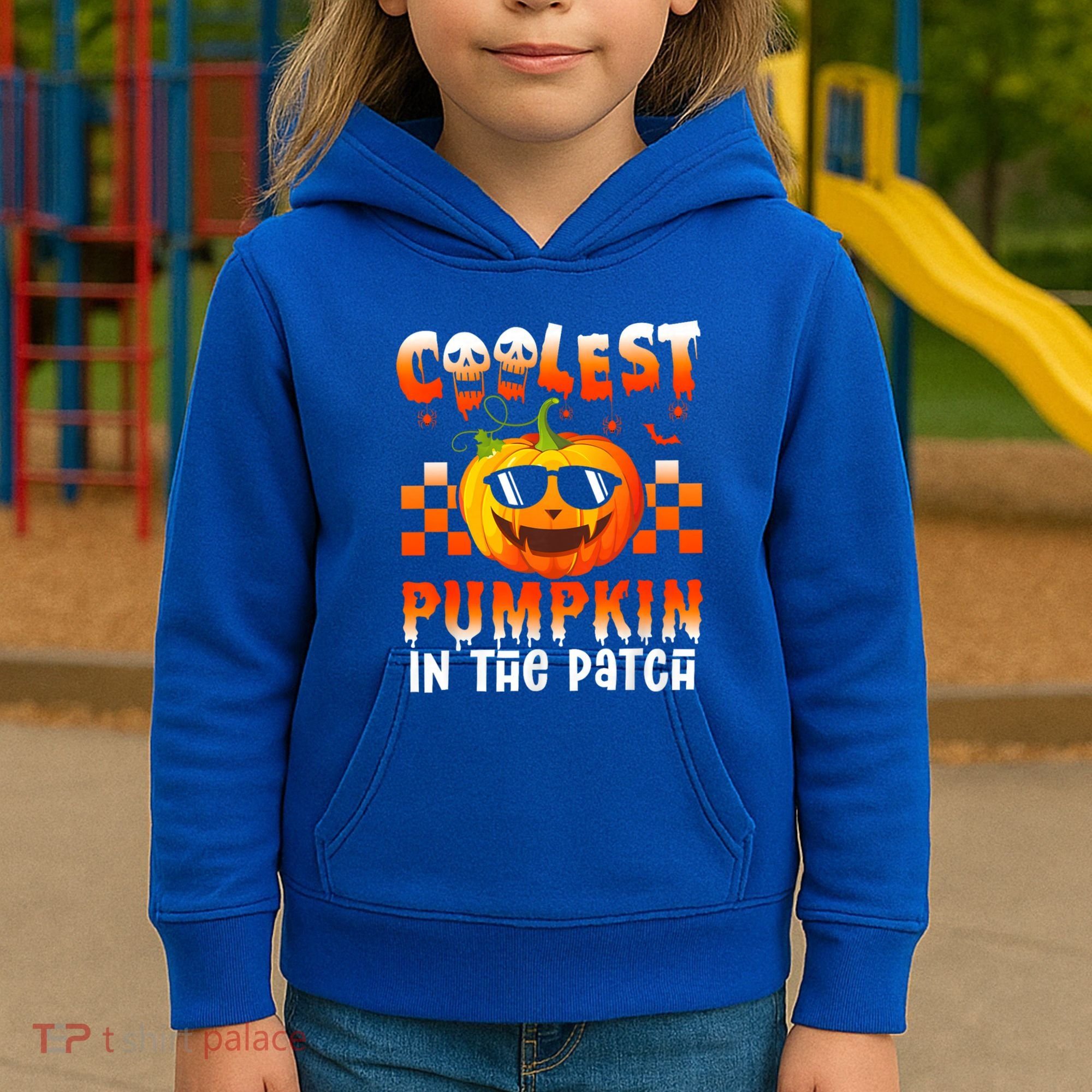 Coolest Pumpkin In The Patch Halloween Gift Kids Hoodie