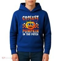 Coolest Pumpkin In The Patch Halloween Gift Kids Hoodie thumb 4