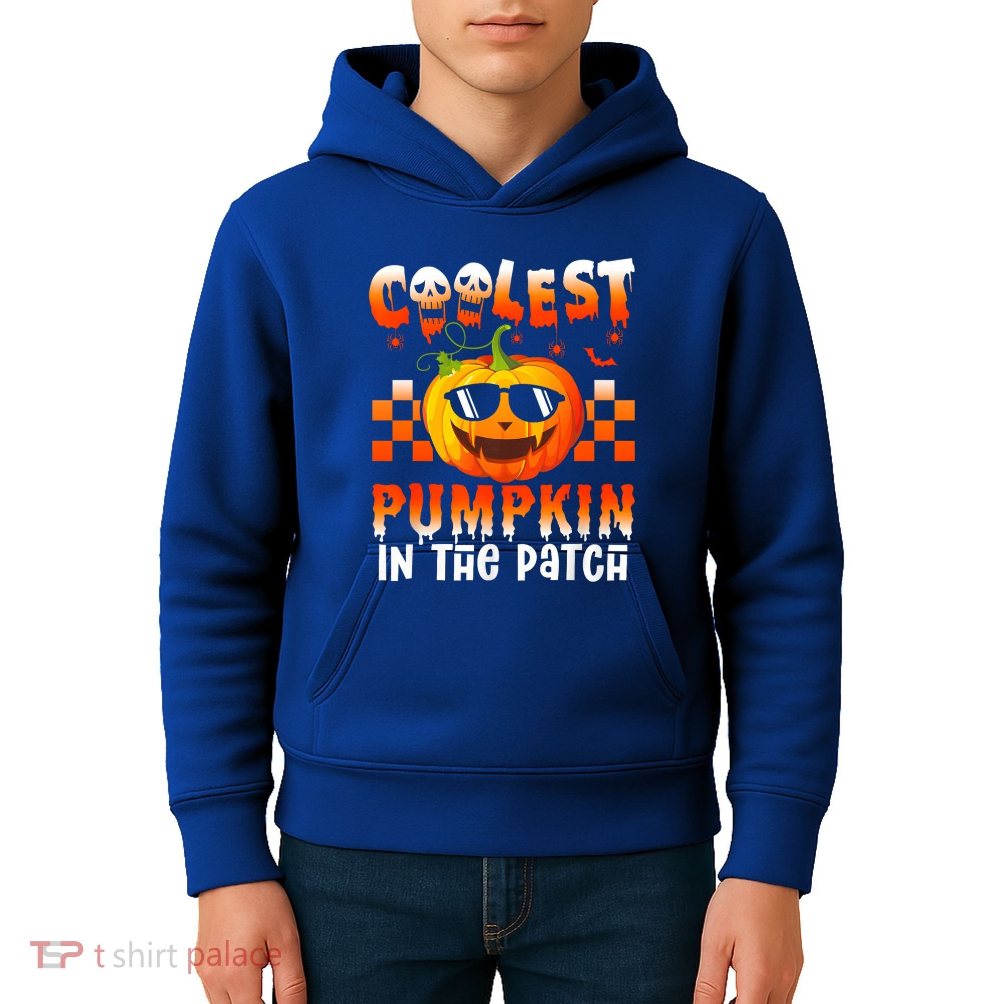 Coolest Pumpkin In The Patch Halloween Gift Kids Hoodie