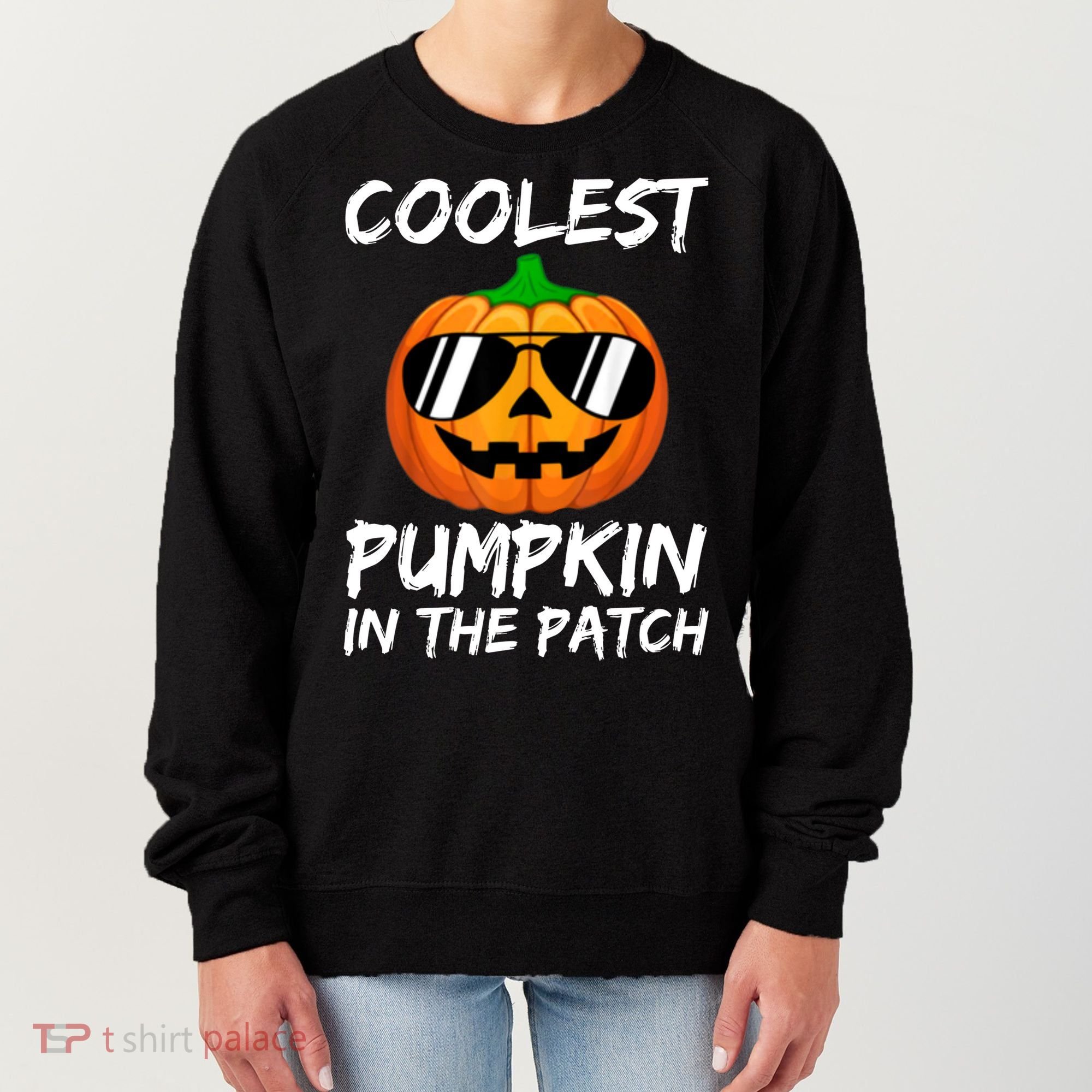 Coolest Pumpkin In The Patch Halloween Pumpkin Women's Sweatshirt