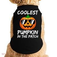 Coolest Pumpkin In The Patch Halloween Pumpkin Doggie Tank thumb 0
