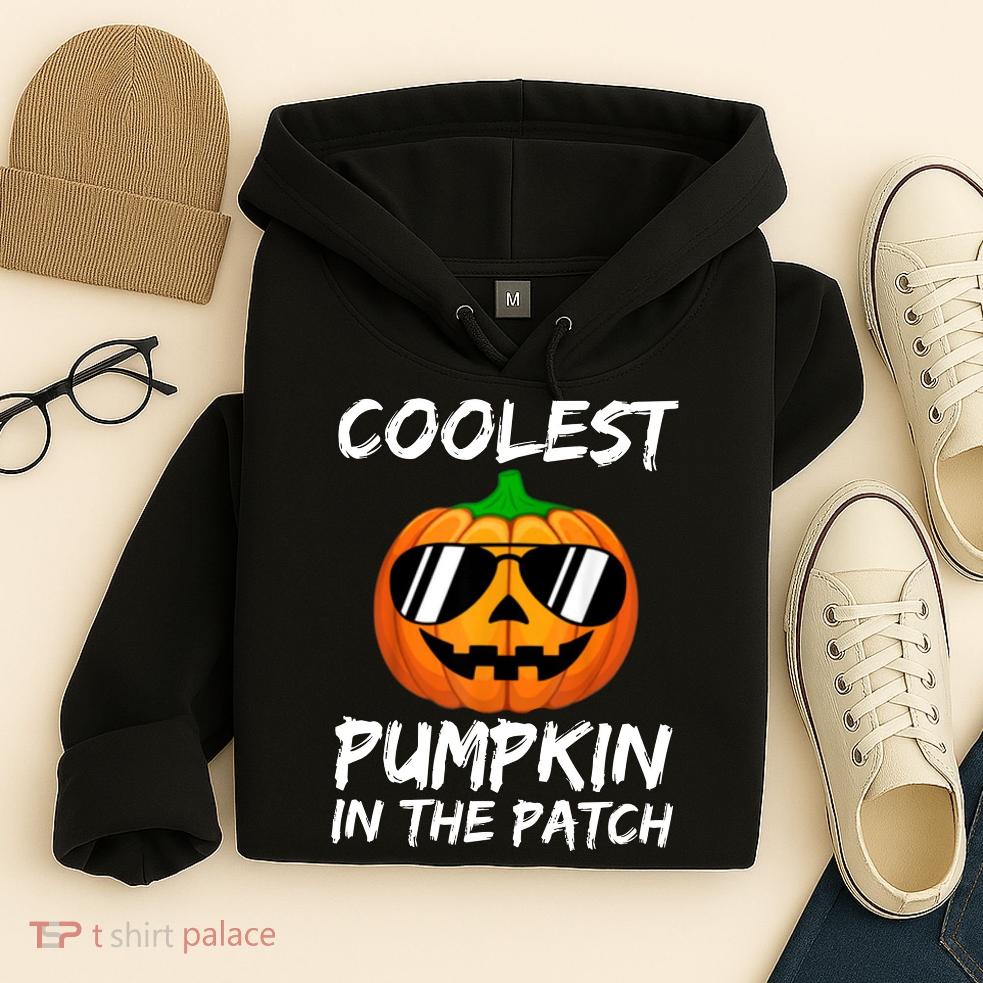 Coolest Pumpkin In The Patch Halloween Pumpkin Hoodie
