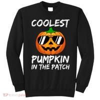 Coolest Pumpkin In The Patch Halloween Pumpkin Sweatshirt thumb 0