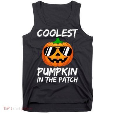 Coolest Pumpkin In The Patch Halloween Pumpkin Tank Top
