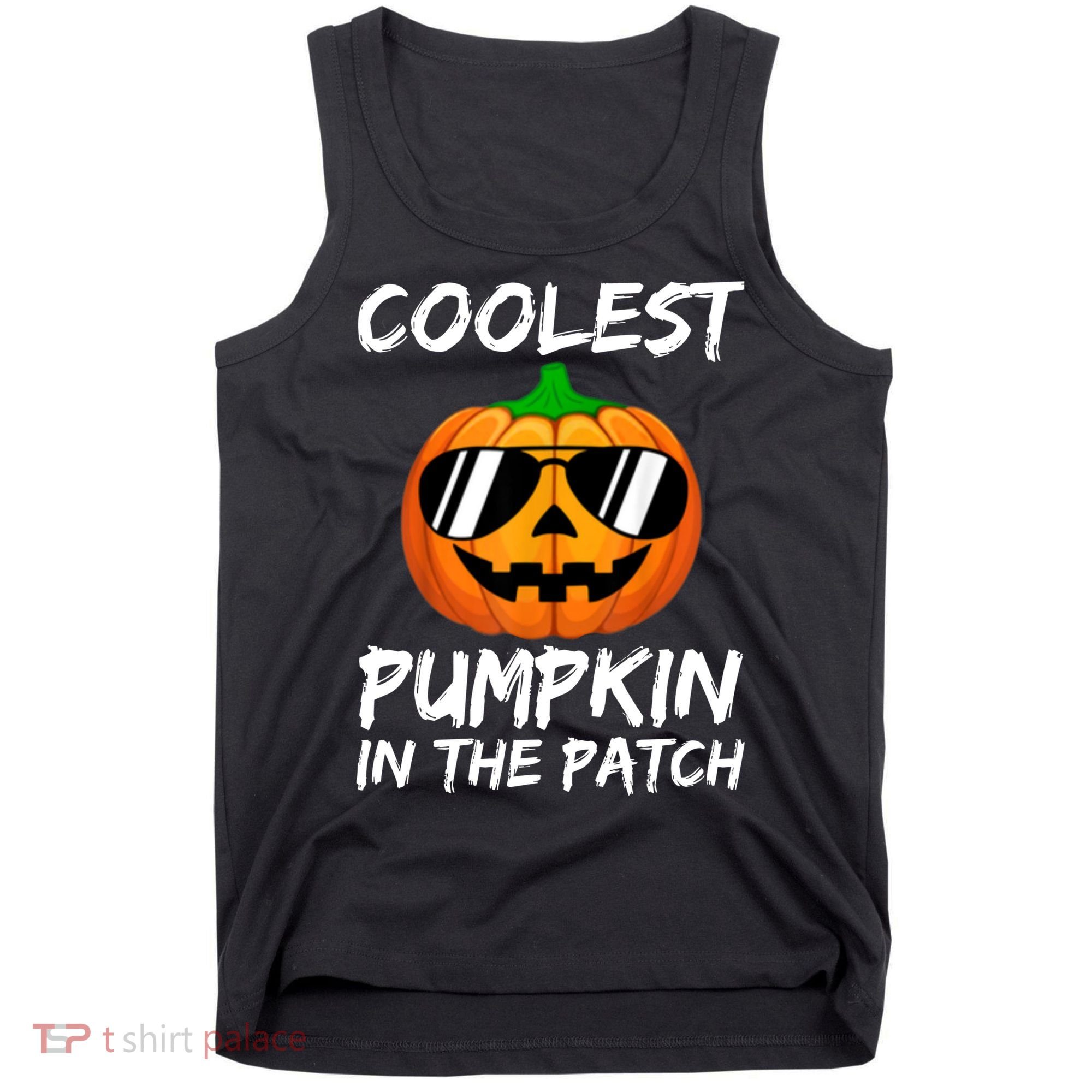 Coolest Pumpkin In The Patch Halloween Pumpkin Tank Top