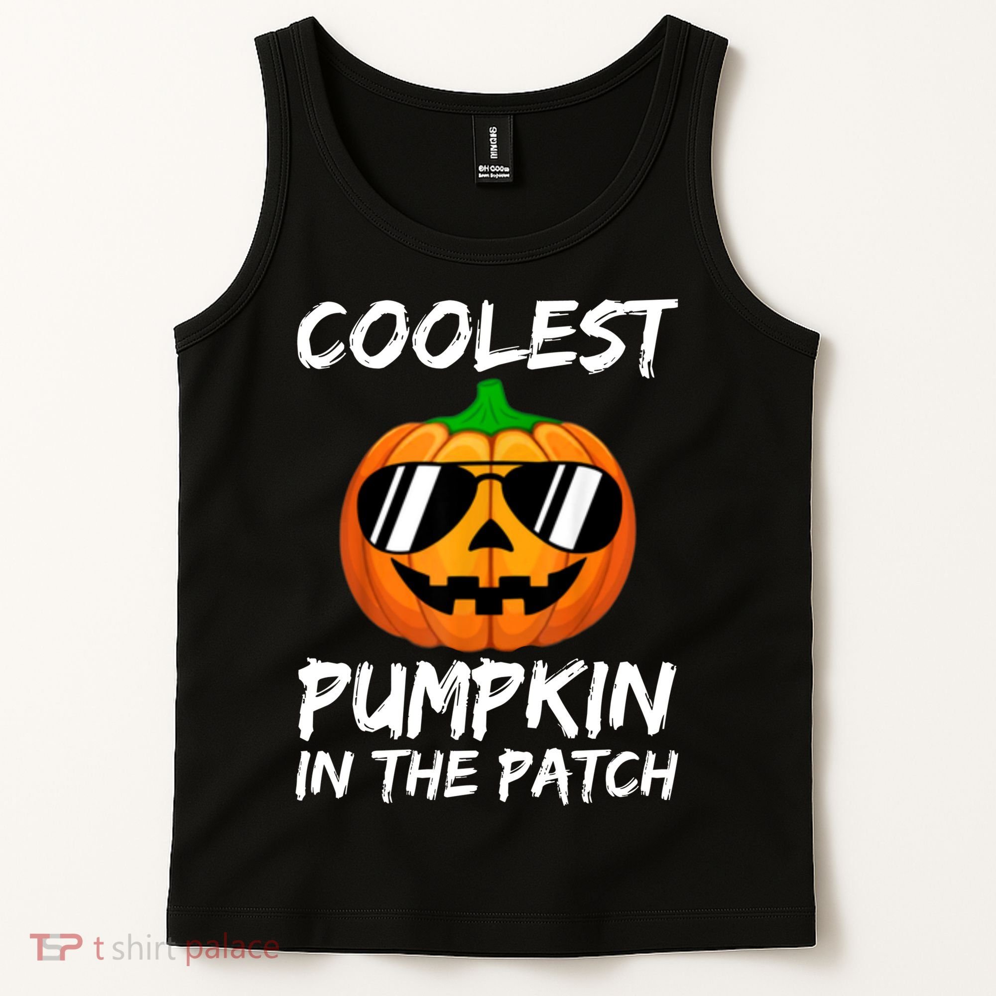 Coolest Pumpkin In The Patch Halloween Pumpkin Tank Top
