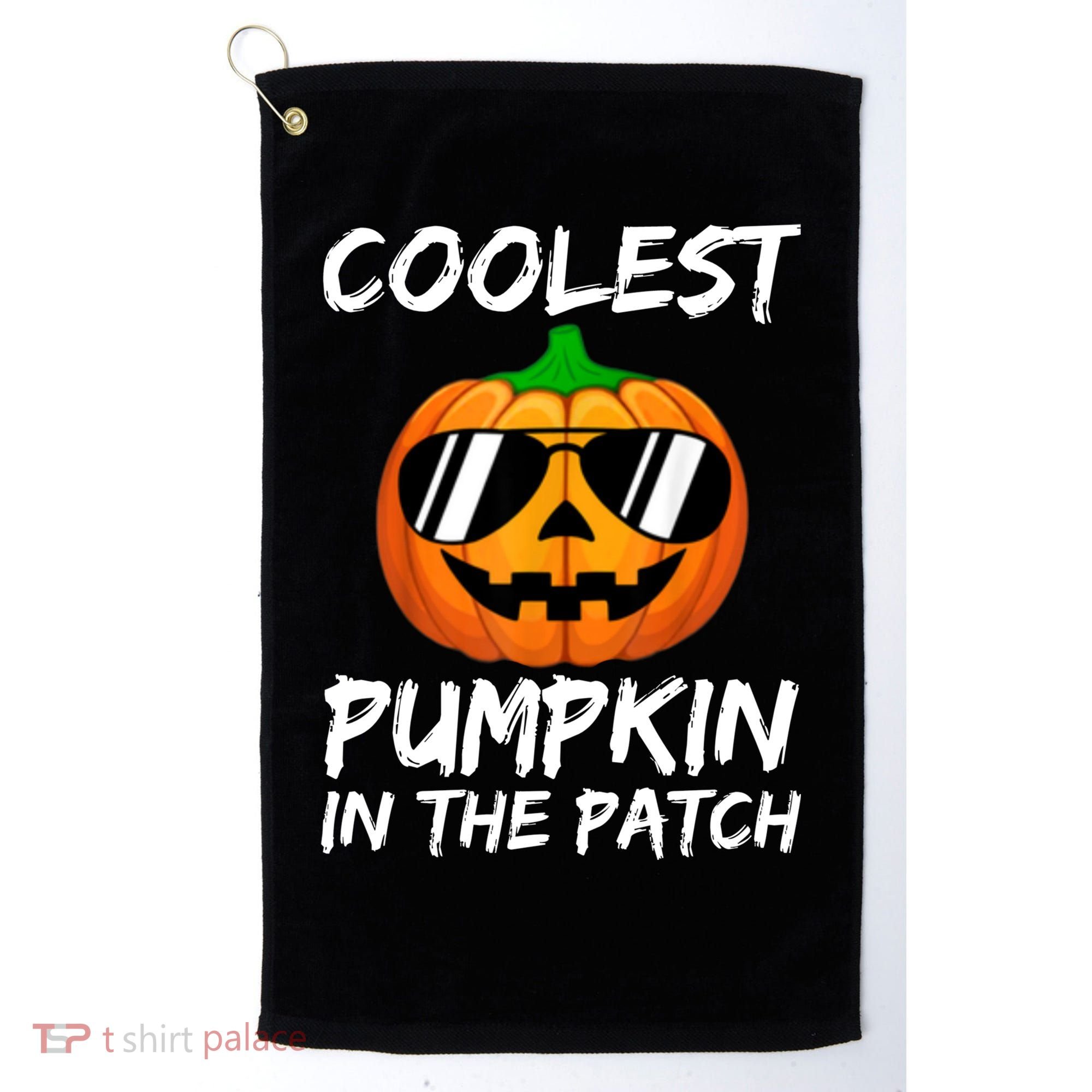 Coolest Pumpkin In The Patch Halloween Pumpkin Golf Towel