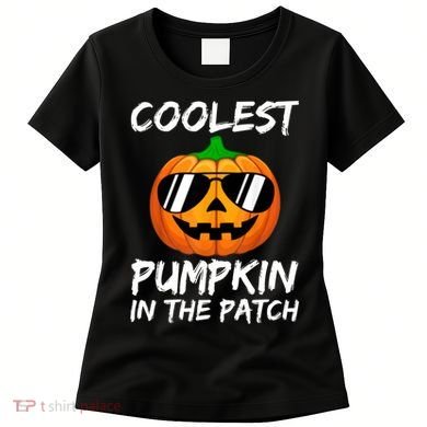 Coolest Pumpkin In The Patch Halloween Pumpkin Women's T-Shirt
