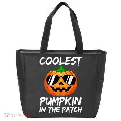Coolest Pumpkin In The Patch Halloween Pumpkin Tote Bag