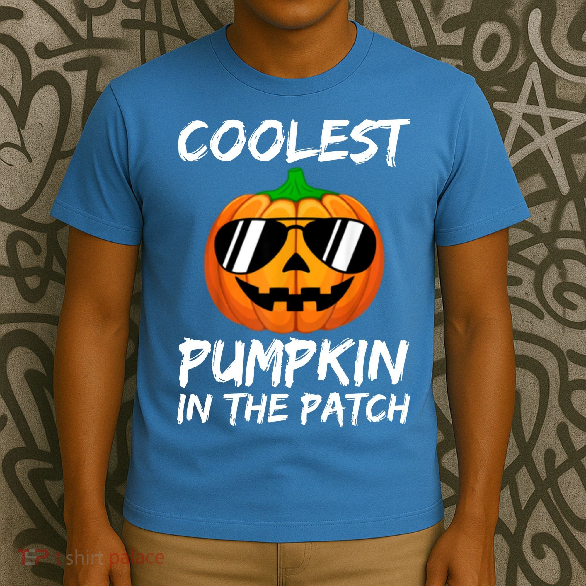 Coolest Pumpkin In The Patch Halloween Pumpkin T-Shirt