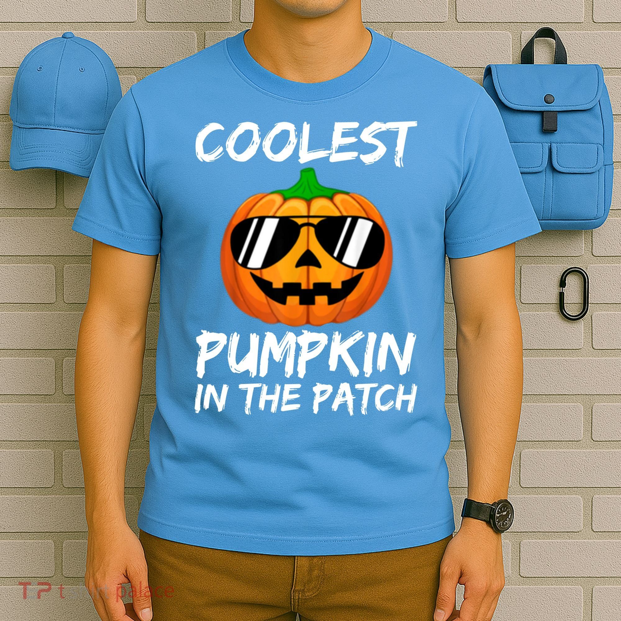 Coolest Pumpkin In The Patch Halloween Pumpkin T-Shirt