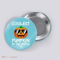 Coolest Pumpkin In The Patch Halloween Pumpkin Button thumb 0