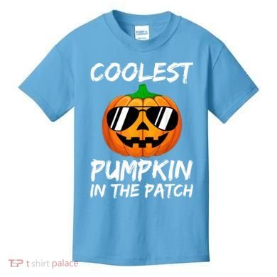 Coolest Pumpkin In The Patch Halloween Pumpkin Kids T-Shirt