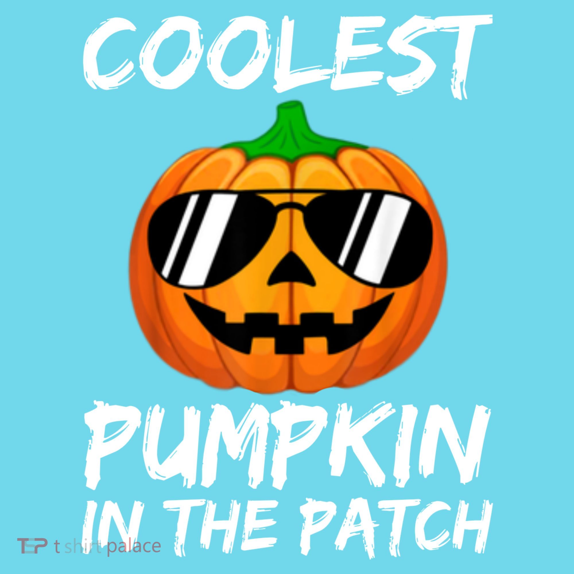 Coolest Pumpkin In The Patch Halloween Pumpkin Kids T-Shirt