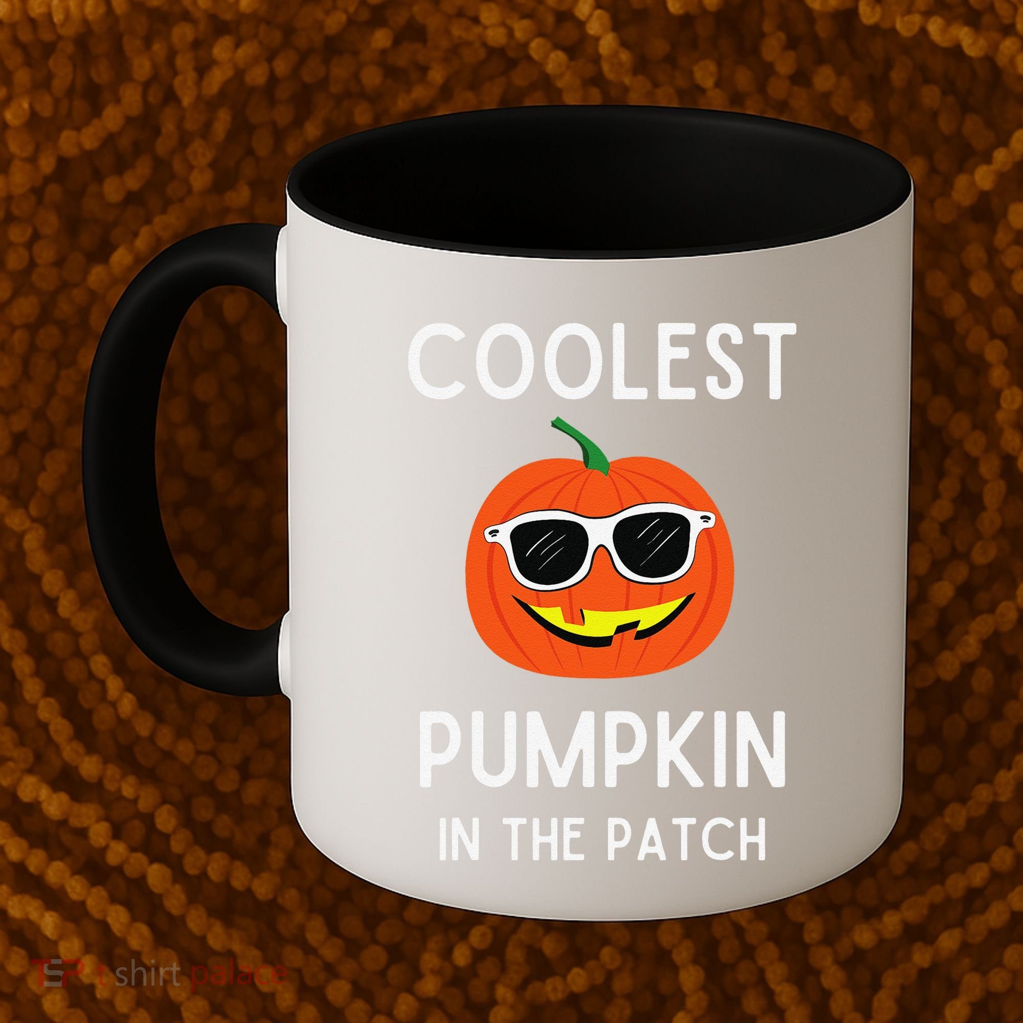 Coolest Pumpkin In The Patch Funny Cool Pumpkin Halloween Coffee Mug