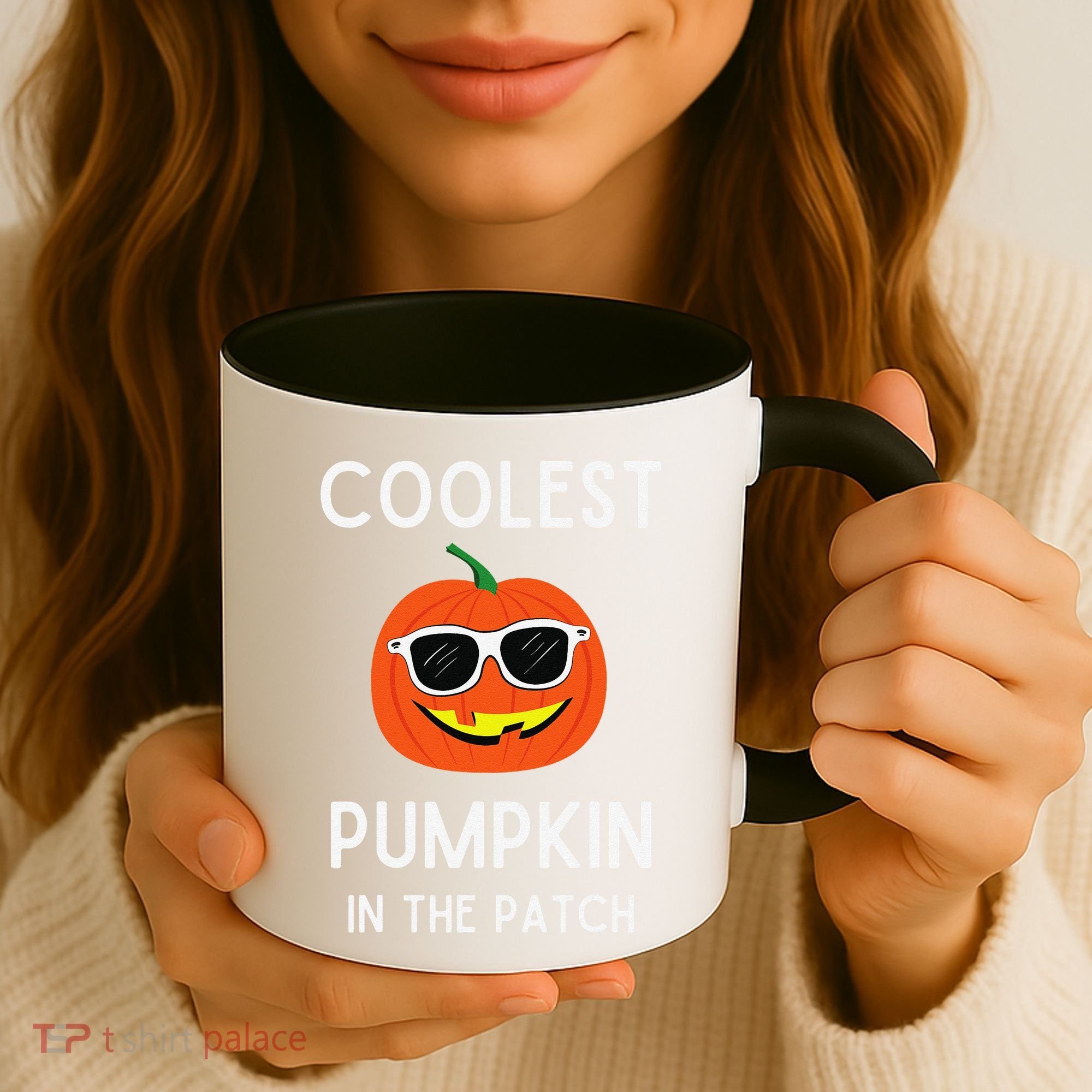 Coolest Pumpkin In The Patch Funny Cool Pumpkin Halloween Coffee Mug
