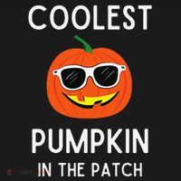 Coolest Pumpkin In The Patch Funny Cool Pumpkin Halloween Women's Hoodie thumb 2